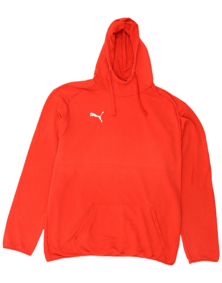 Puma Herren Kapuzenpullover XL, rote Baumwolle