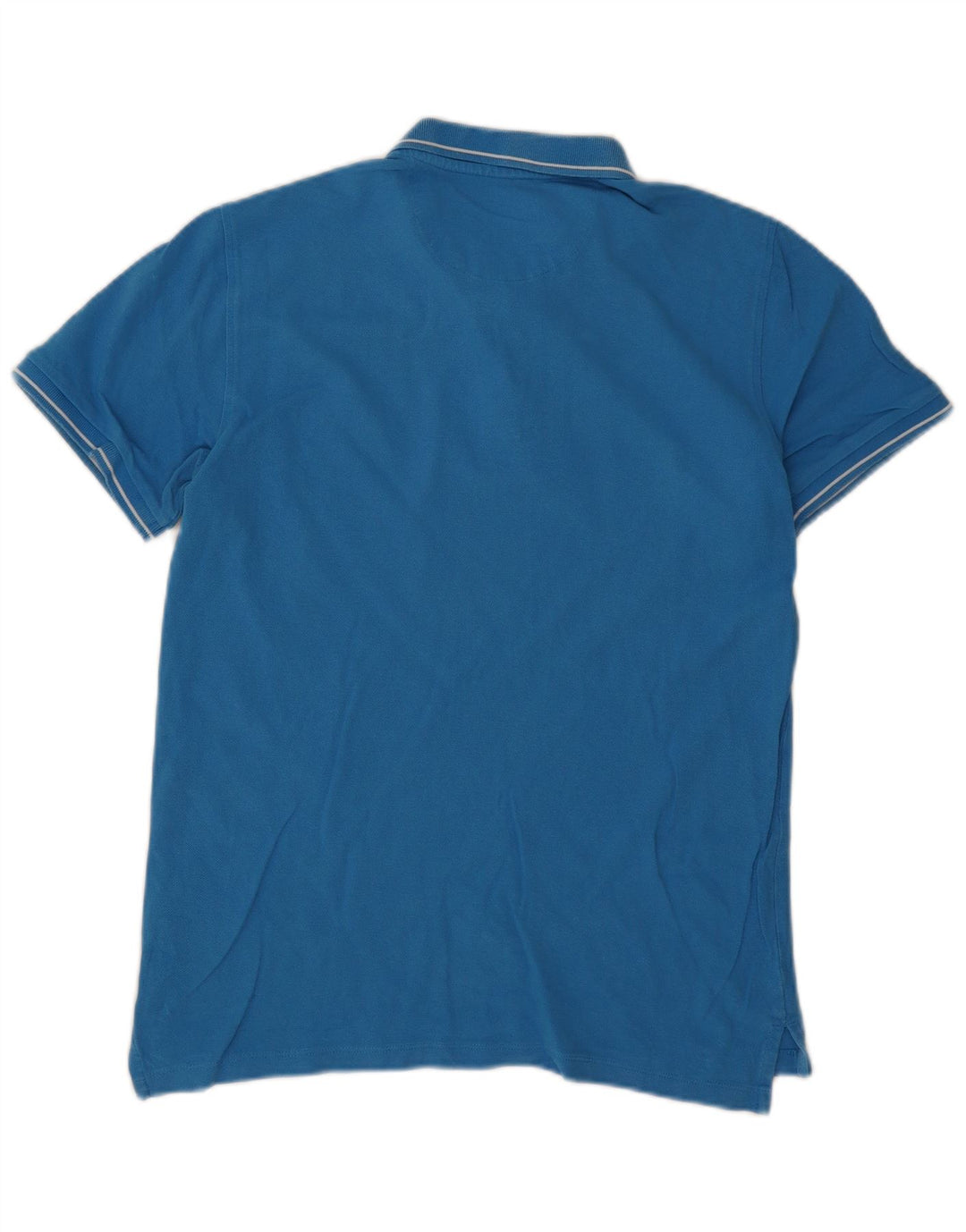 Lee Herren-Poloshirt, kleine blaue Baumwolle