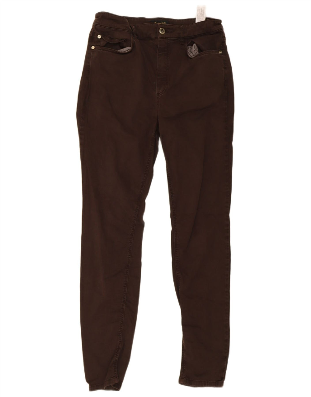 Massimo Dutti Herren Skinny Jeans W30 L28 Braune Baumwolle