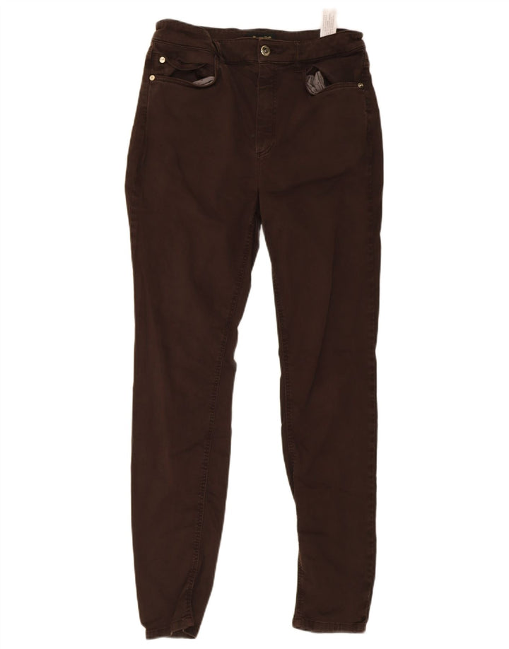 Massimo Dutti Herren Skinny Jeans W30 L28 Braune Baumwolle