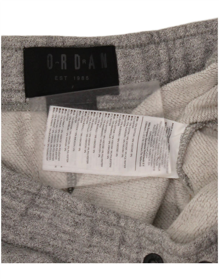 JORDAN Herren-Trainingshose aus mittelgrauer Baumwolle