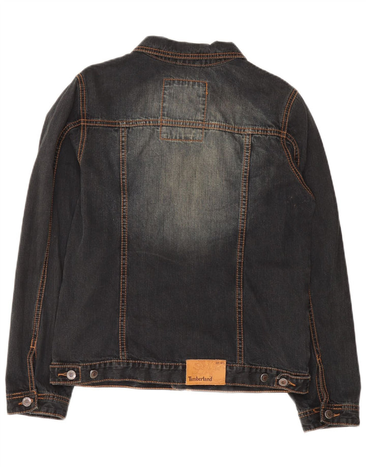 TIMBERLAND Jeansjacke für Jungen, 13–14 Jahre, graue Baumwolle