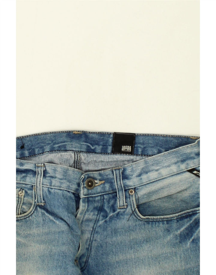 JACK & JONES Mens Straight Jeans W32 L28  Blue Vintage Jack & Jones and Second-Hand Jack & Jones from Messina Hembry 