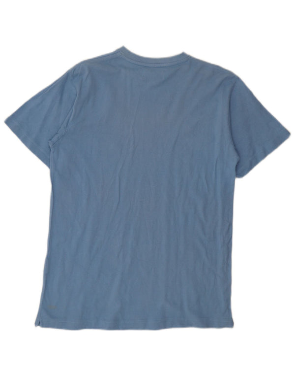 Kappa Herren T-Shirt Top Small Blau Baumwolle