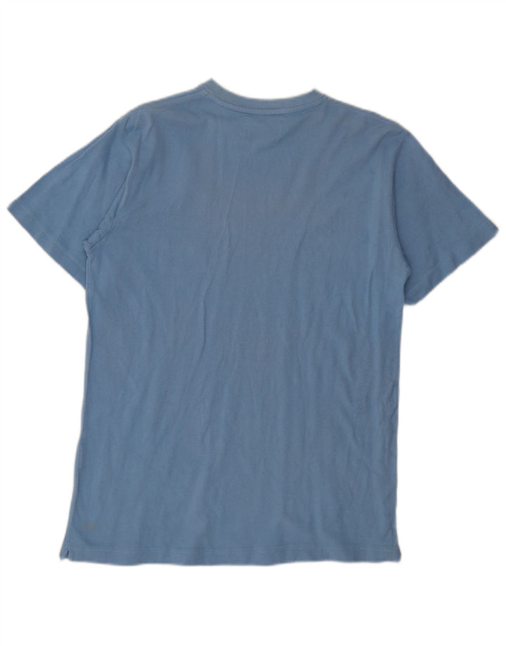 Kappa Herren T-Shirt Top Small Blau Baumwolle