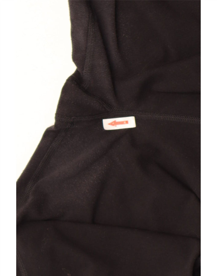Nike Damen Dri Fit Capri Leggings UK 14 Large Schwarz
