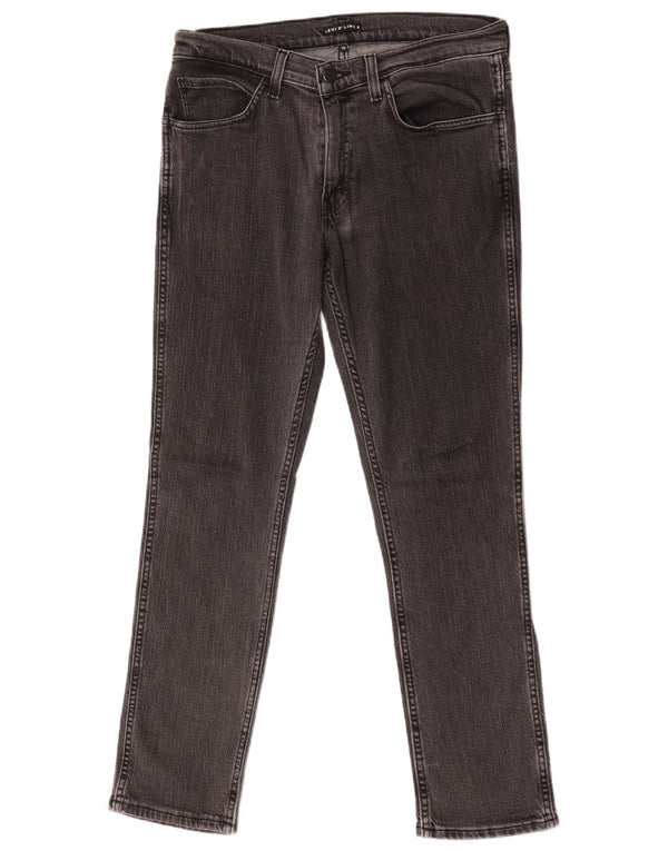 Levi's Herren Line 8 Slim Jeans W32 L30 Graue Baumwolle