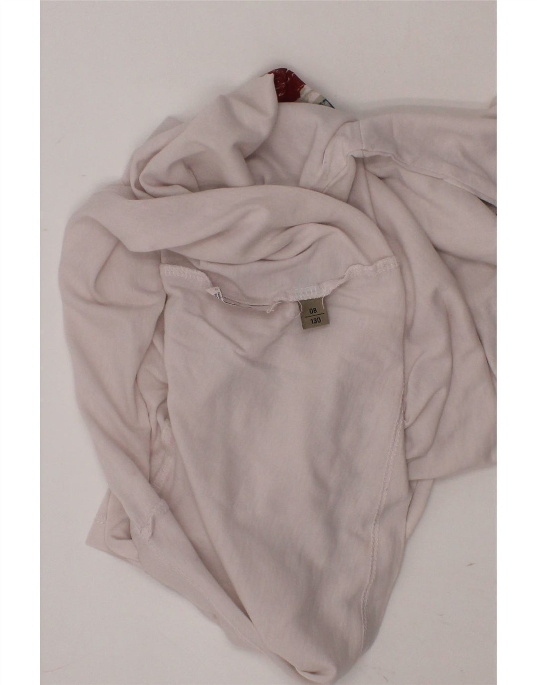 NAPAPIJRI Boys Graphic Top Long Sleeve 7-8 Years White Vintage Napapijri and Second-Hand Napapijri from Messina Hembry 