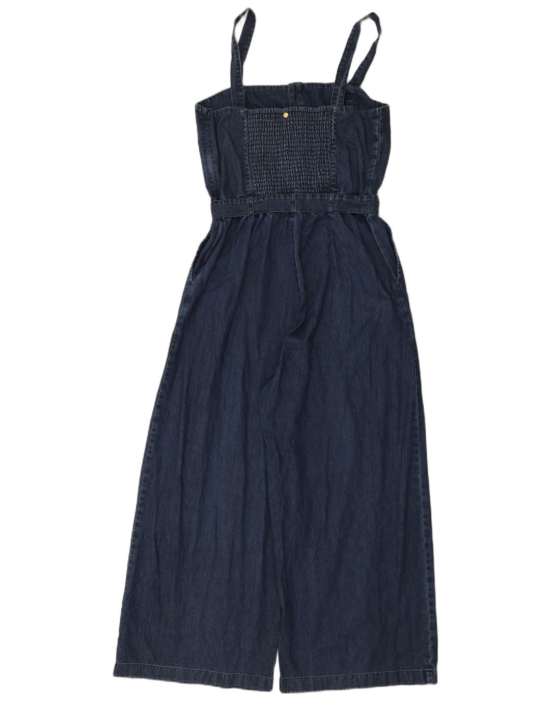 Element Womens Denim Jumpsuit UK 14 Medium W30 L25 Marineblaue Baumwolle