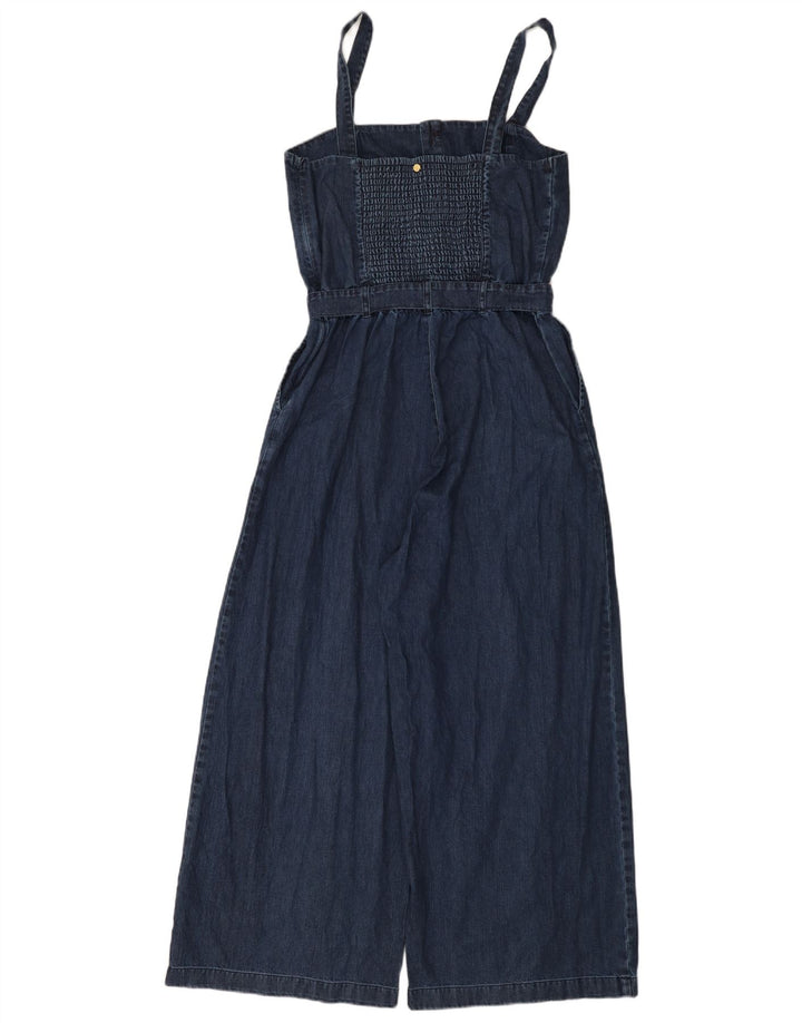 Element Womens Denim Jumpsuit UK 14 Medium W30 L25 Marineblaue Baumwolle
