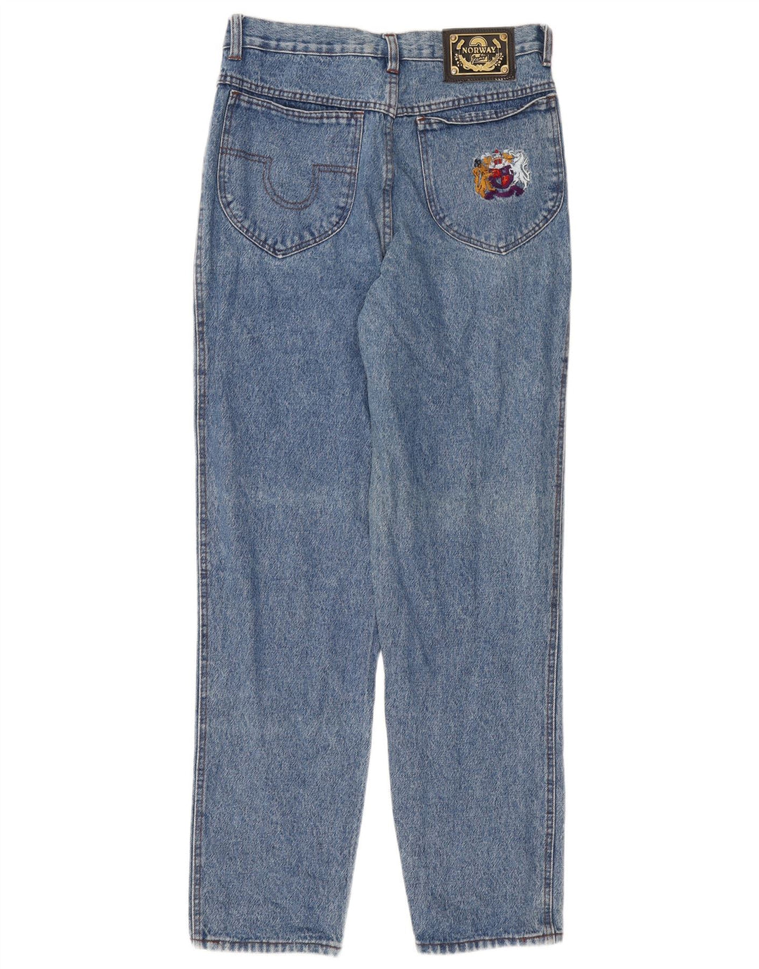 NORWAY Womens Tapered Jeans W30 L31 Blue