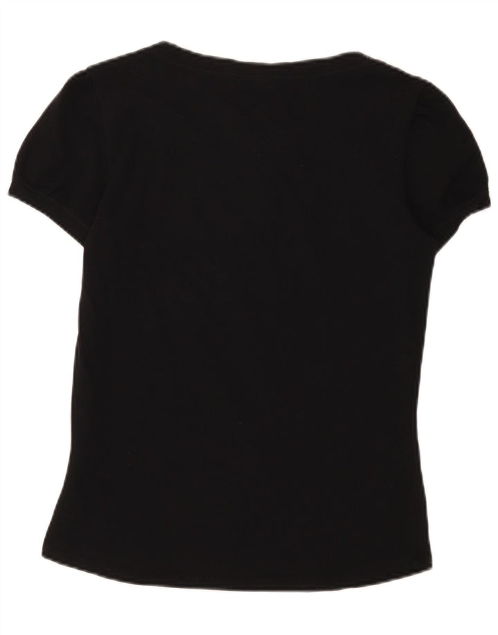 Max & Co. Damen-T-Shirt mit Grafik, UK 14, Größe L, Schwarz, Baumwolle