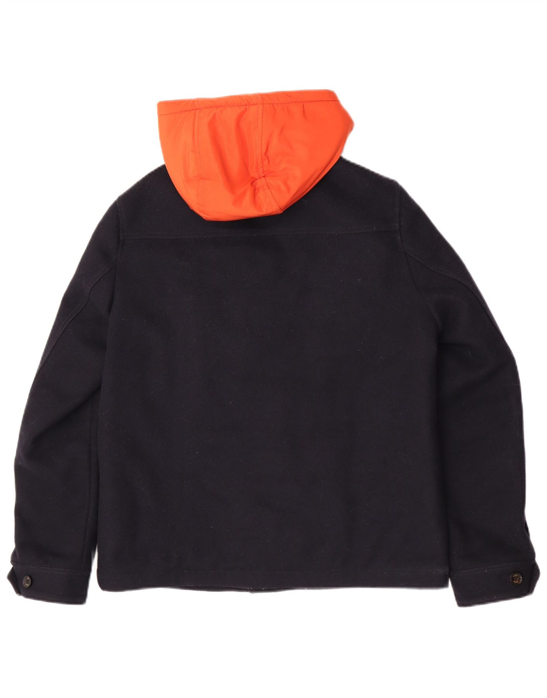 Ted Baker Herren-Bomberjacke mit Kapuze, Größe 3, Mittel, Marineblau, Farbblock