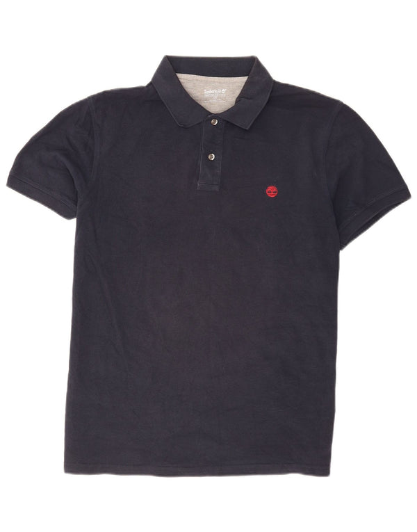 Timberland Herren-Poloshirt, große marineblaue Baumwolle