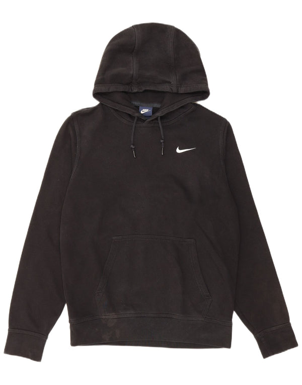 Nike Mens Hoodie Jumper Small Black Cotton
