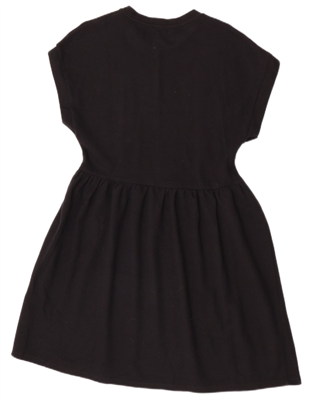 Zara Damen A-Linien-Kleid UK 12 Medium Schwarz