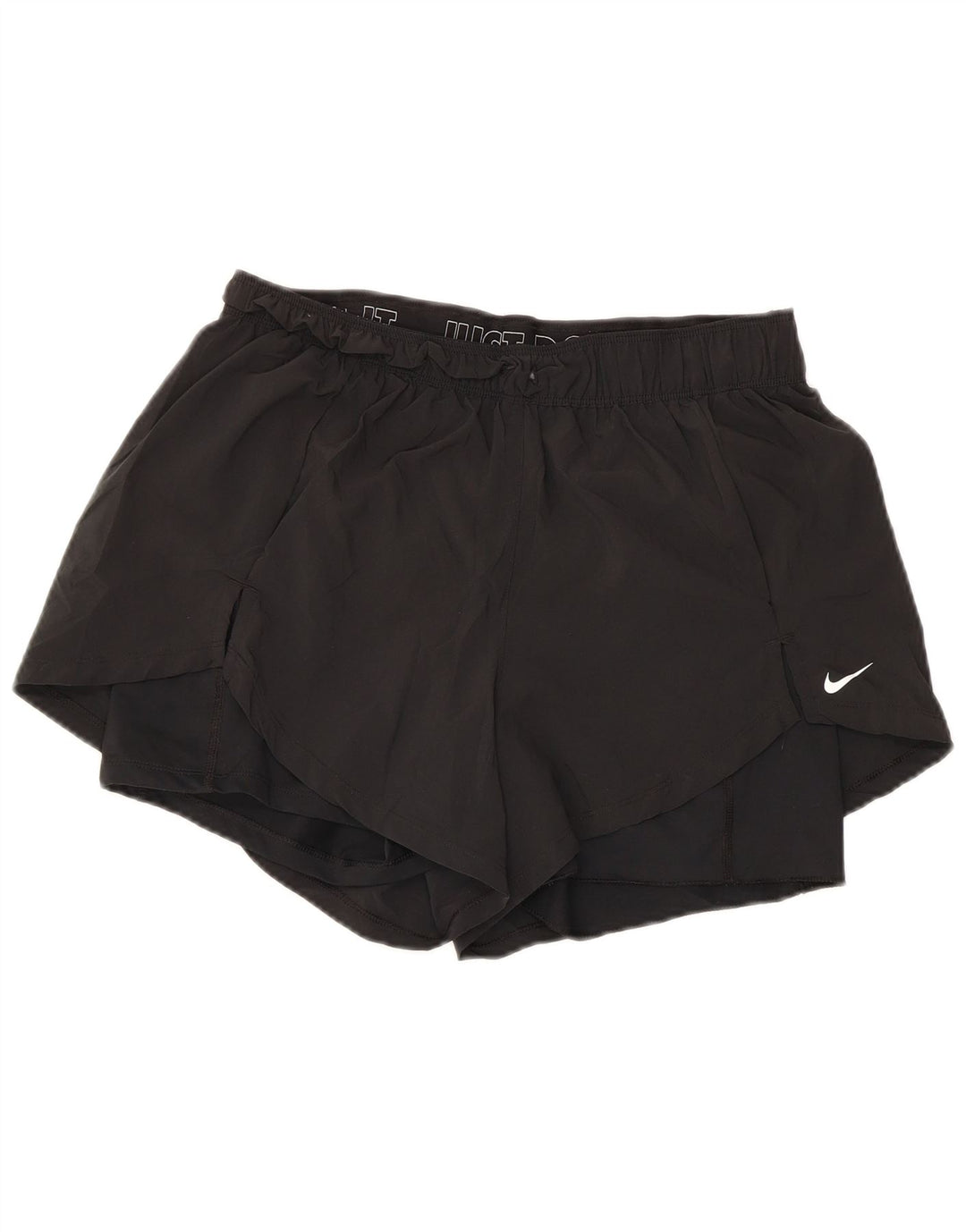 NIKE Damen Sportshorts UK 14 Large Schwarz