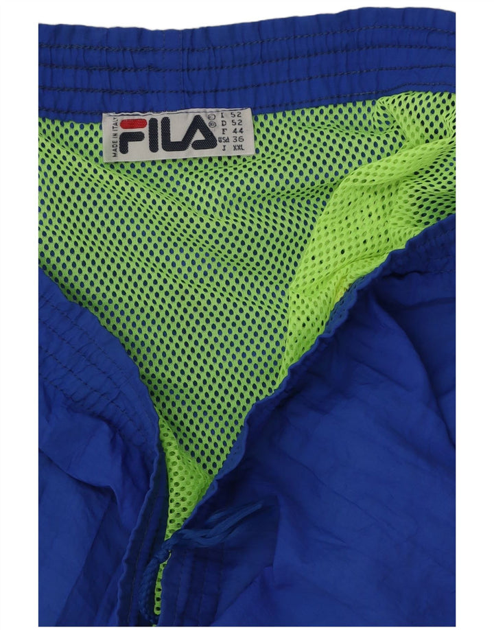 Fila Herren Graphic Sport Shorts IT 52 Large Blau