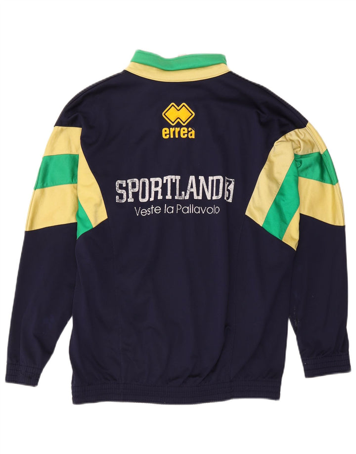 Errea Herren-Trainingsanzugoberteil mit Grafik, Größe L, Marineblau, Farbblock