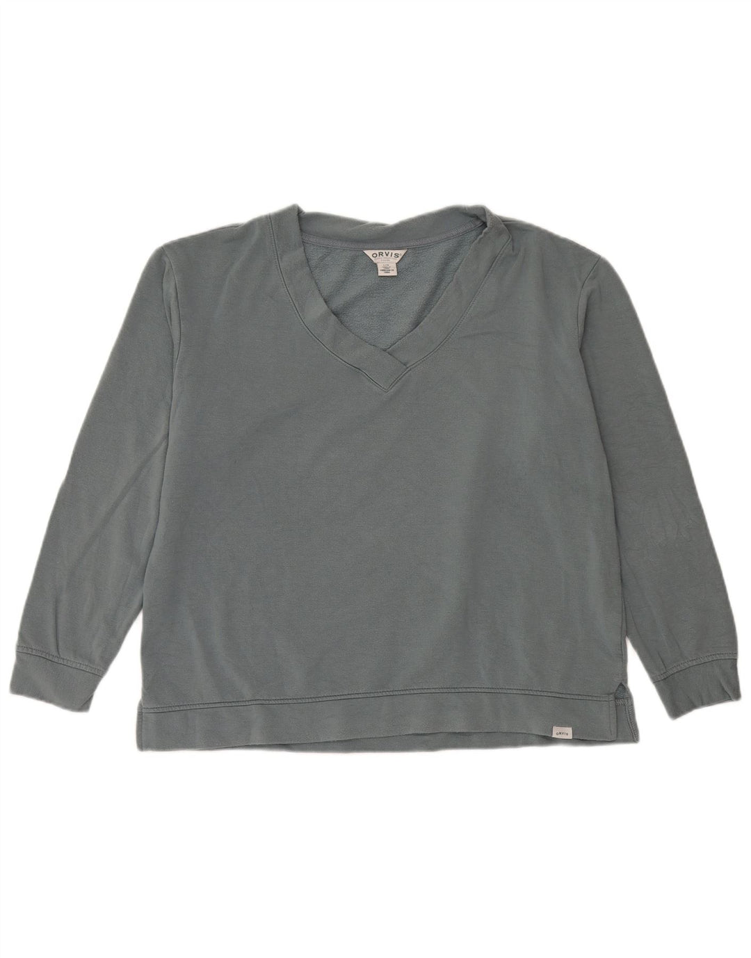 Orvis Damen-Sweatshirt-Pullover in Übergröße, Gr. 40, Größe L, Grau