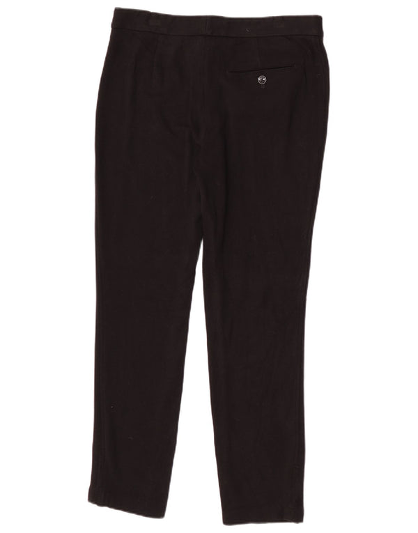 Ralph Lauren Damen Slim Casual Hose US 6 Medium W28 L27 Schwarze Viskose
