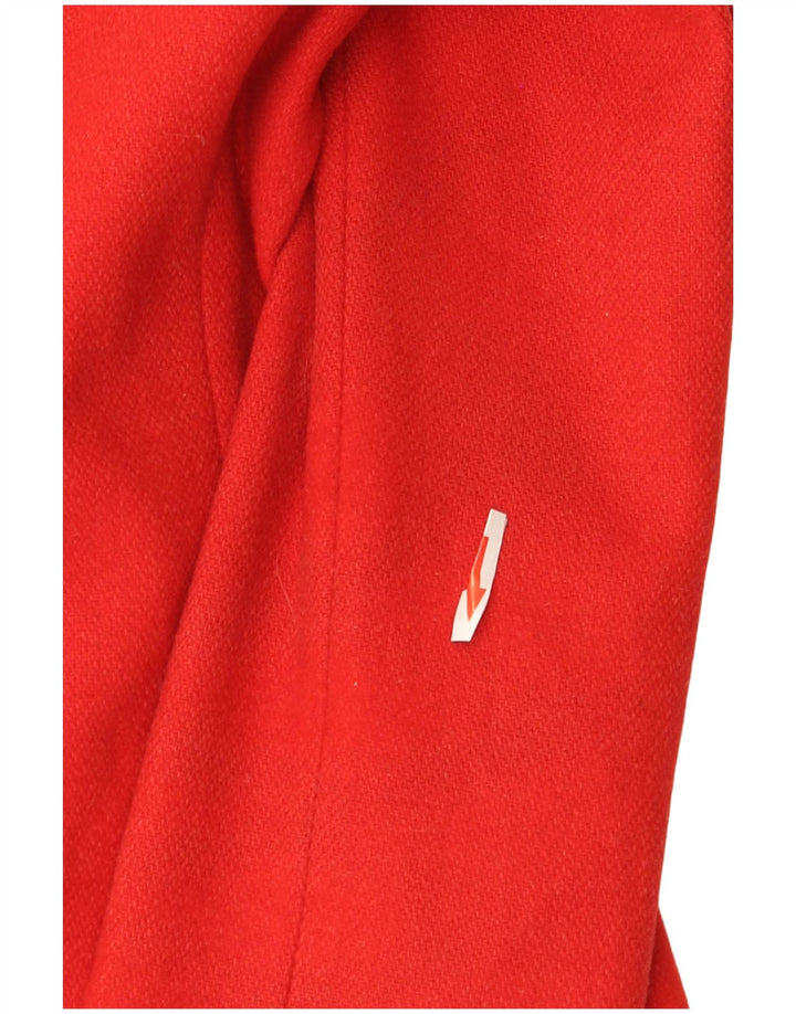 Vintage Damen 3-Knopf-Blazerjacke UK 10 Small Rot