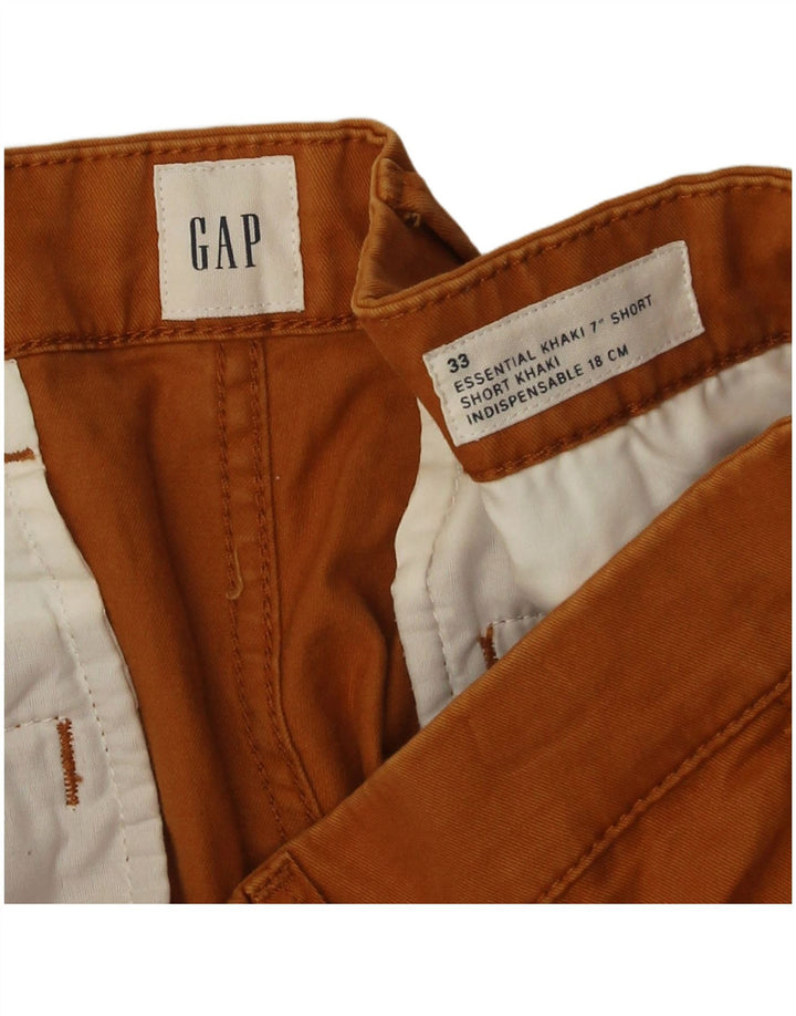 Gap Herren Chinoshorts W33 mittelbraune Baumwolle