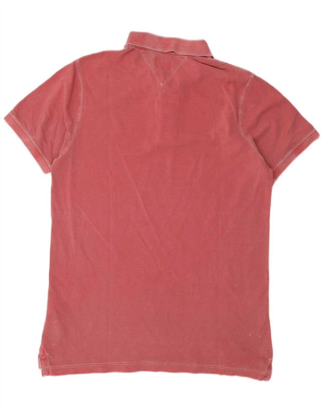 Tommy Hilfiger Herren-Poloshirt, große rote Baumwolle