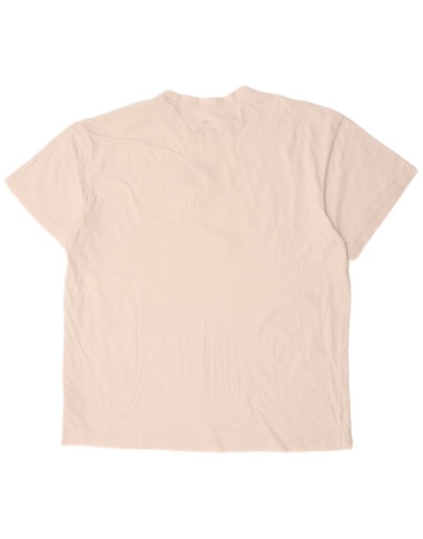 Adidas Herren T-Shirt Top Large Weiß Baumwolle
