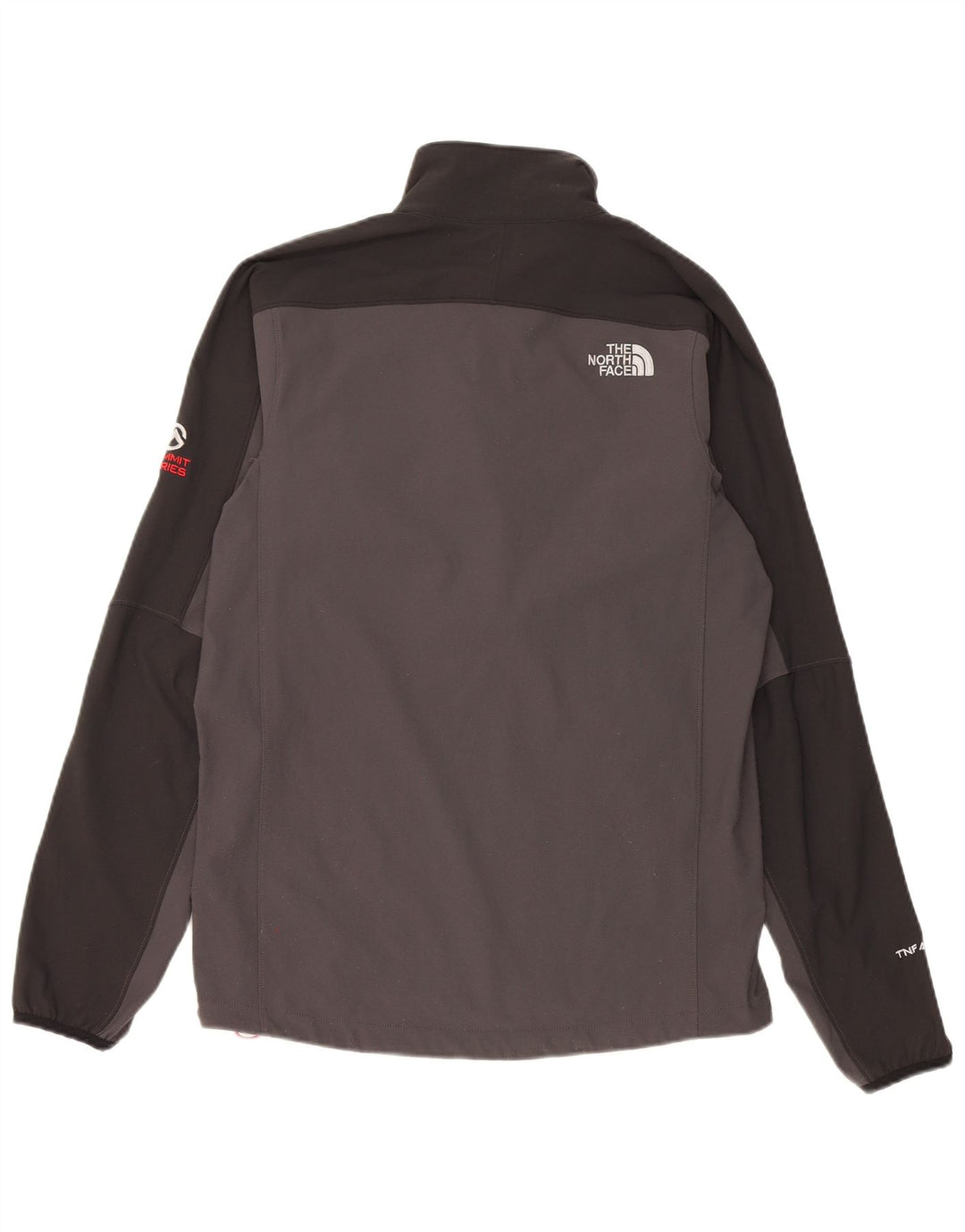 The North Face Herren-Pullover-Trainingsanzugoberteil mit Reißverschluss am Hals, Größe S, Grau, Farbblock