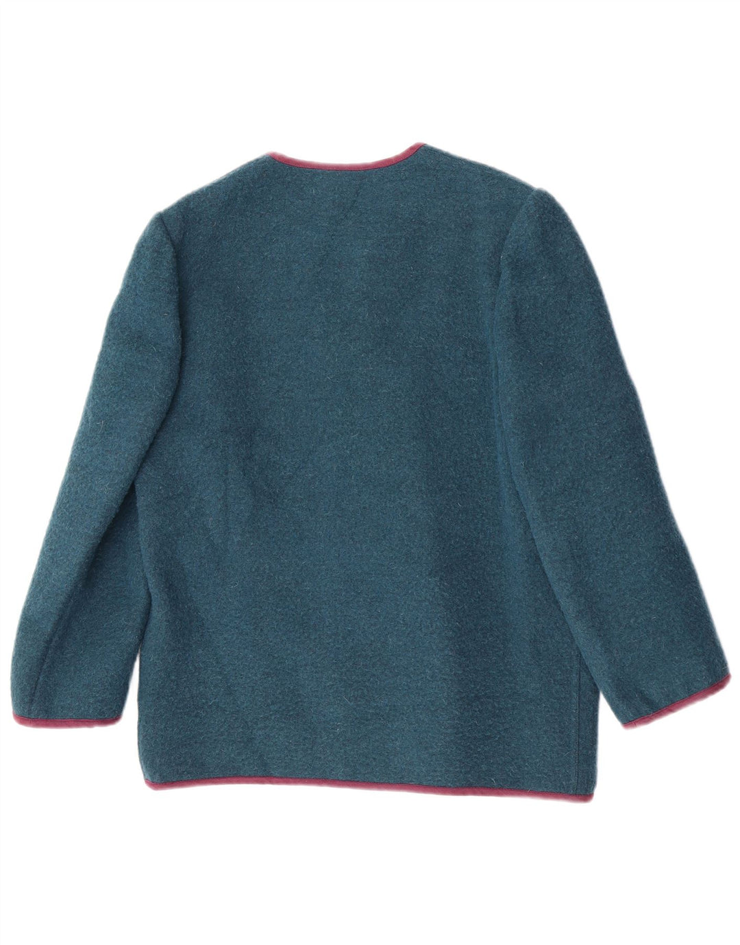 Ungaro Damen-Blazerjacke, UK 14, mitteltürkisfarbene Wolle