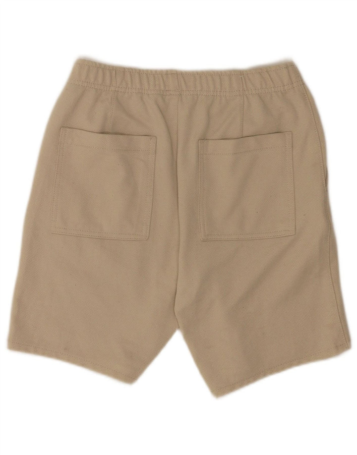 Zara Herren-Freizeitshorts, Größe S, W27, Beige, Polyester