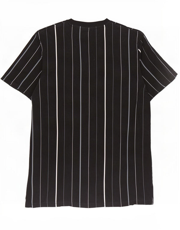 Fila Herren T-Shirt Top Small schwarz gestreift aus Baumwolle