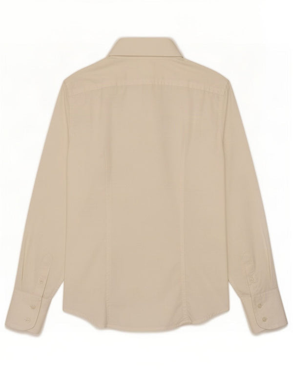Benetton Damen-Hemd UK 12 Medium Weiß