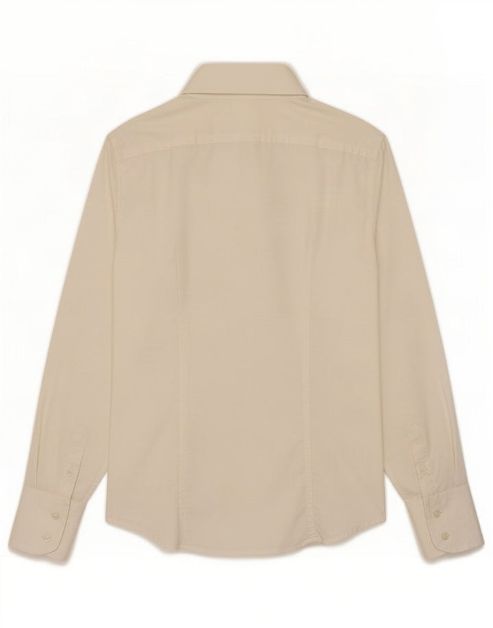 Benetton Damen-Hemd UK 12 Medium Weiß