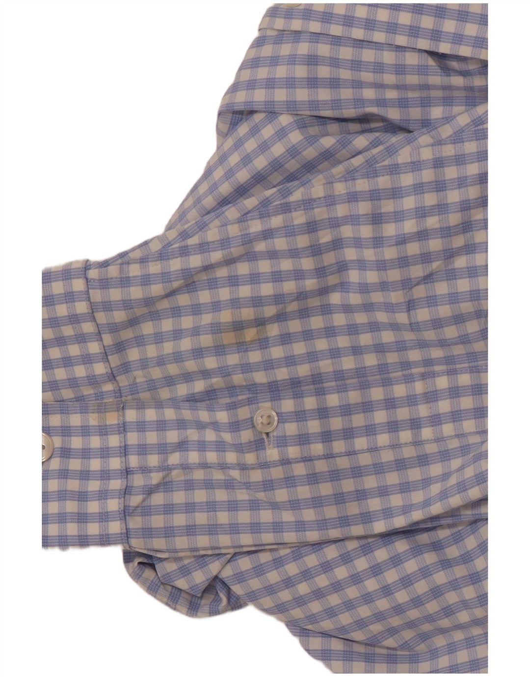 BONOBOS Herren-Hemd mit sportlicher Passform, großes blaues Gingham-Nylon