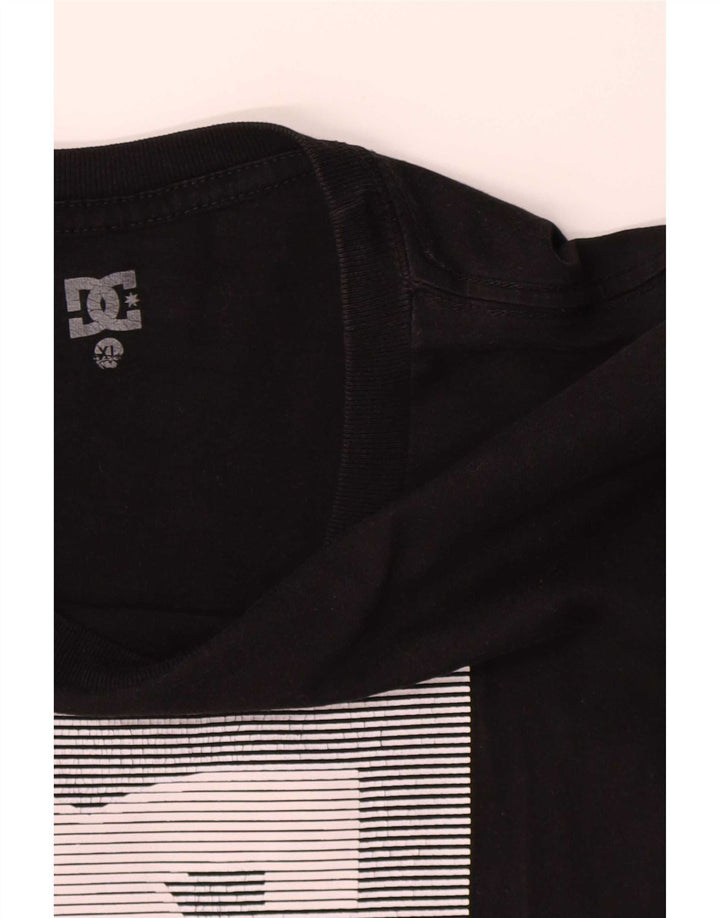 DC Herren Grafik-T-Shirt-Oberteil XL aus schwarzer Baumwolle