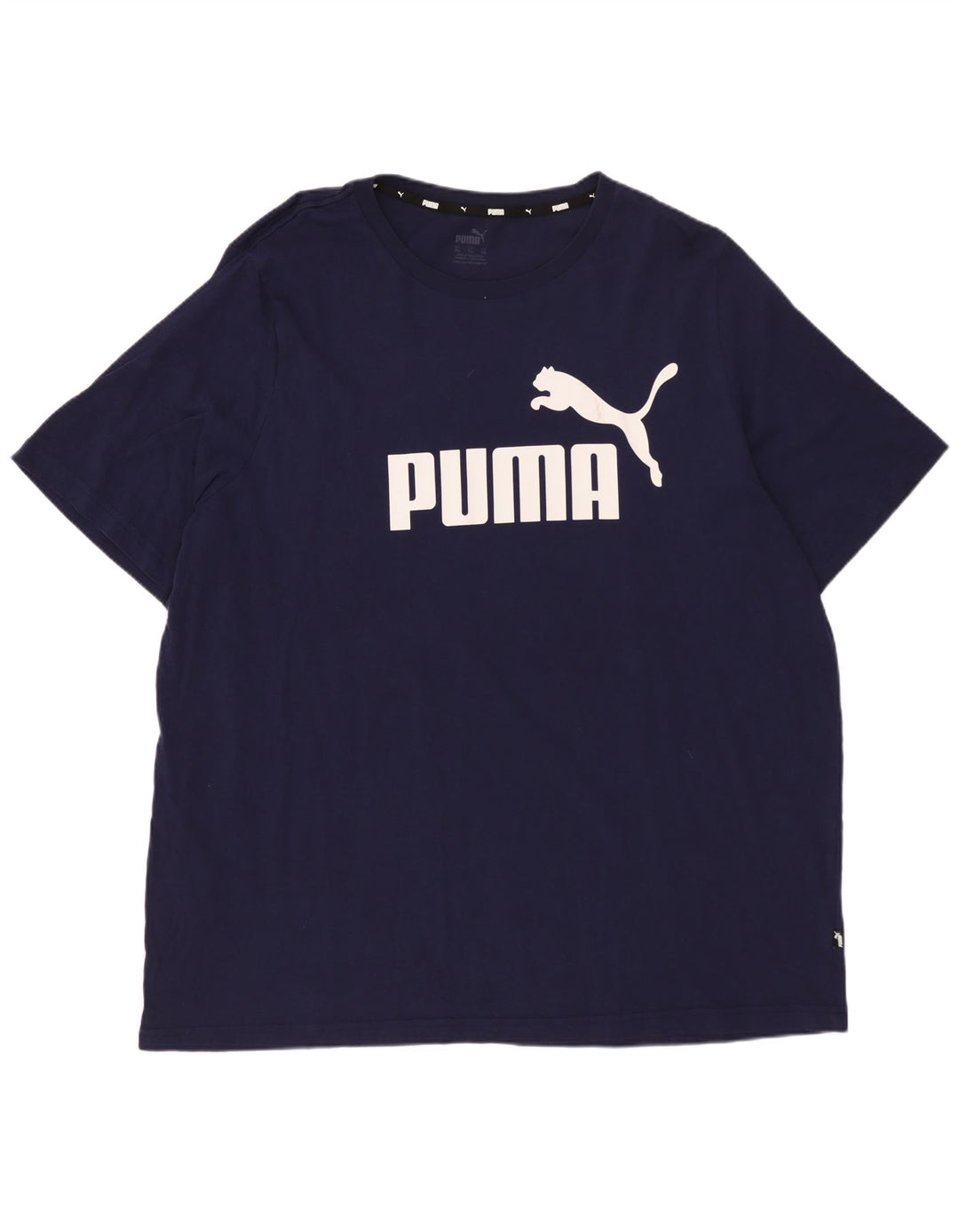 PUMA Herren Grafik T-Shirt Top 2XL Marineblau