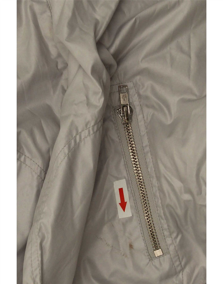 Converse Herren Militär-Regenjacke UK 36 Small Grau Polyester