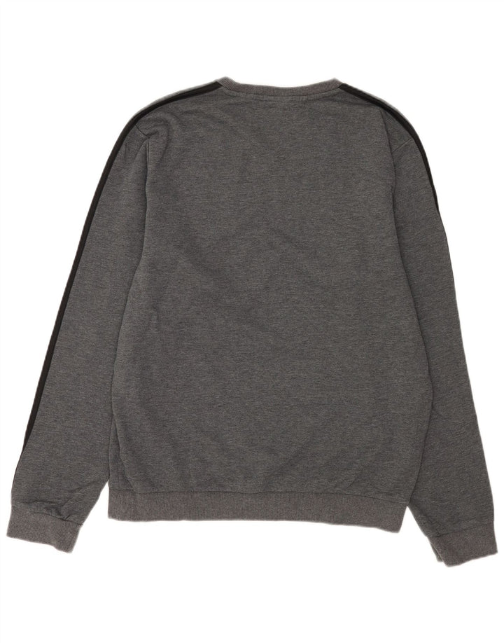 Adidas Herren Sweatshirt Pullover mittelgraue Baumwolle