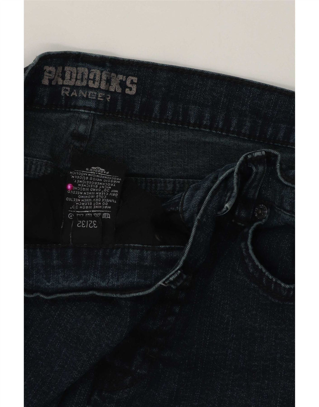 Paddock's Damen Straight Jeans W32 L32 Blaue Baumwolle