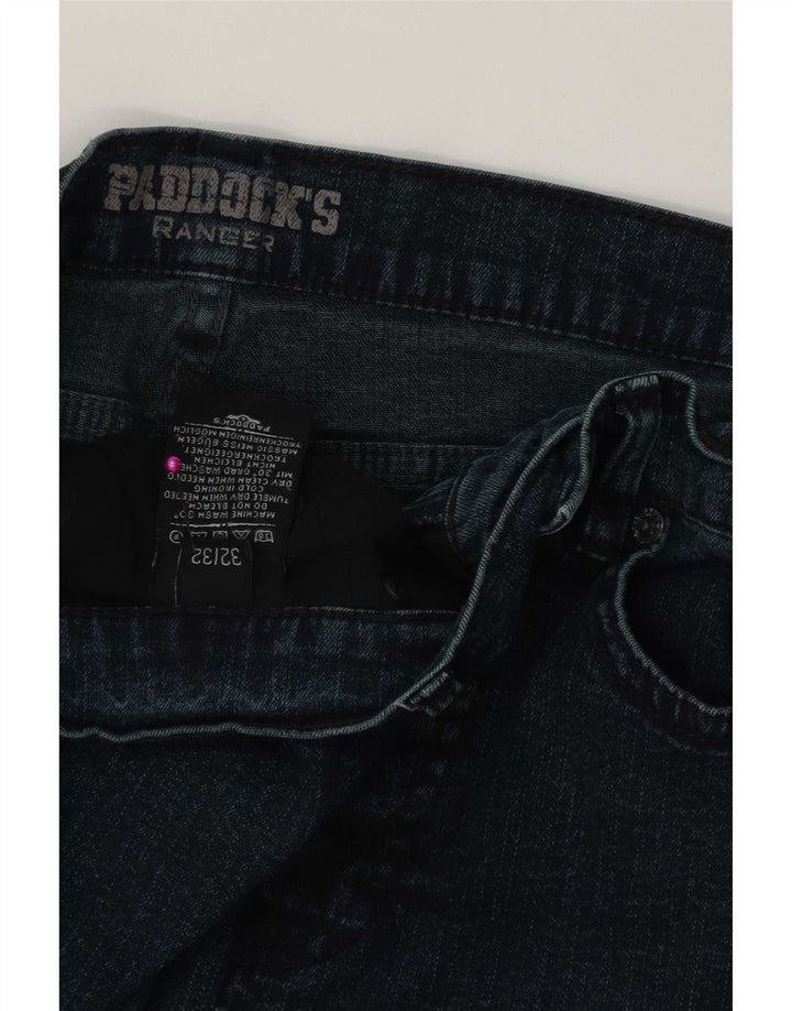 Paddock's Damen Straight Jeans W32 L32 Blaue Baumwolle