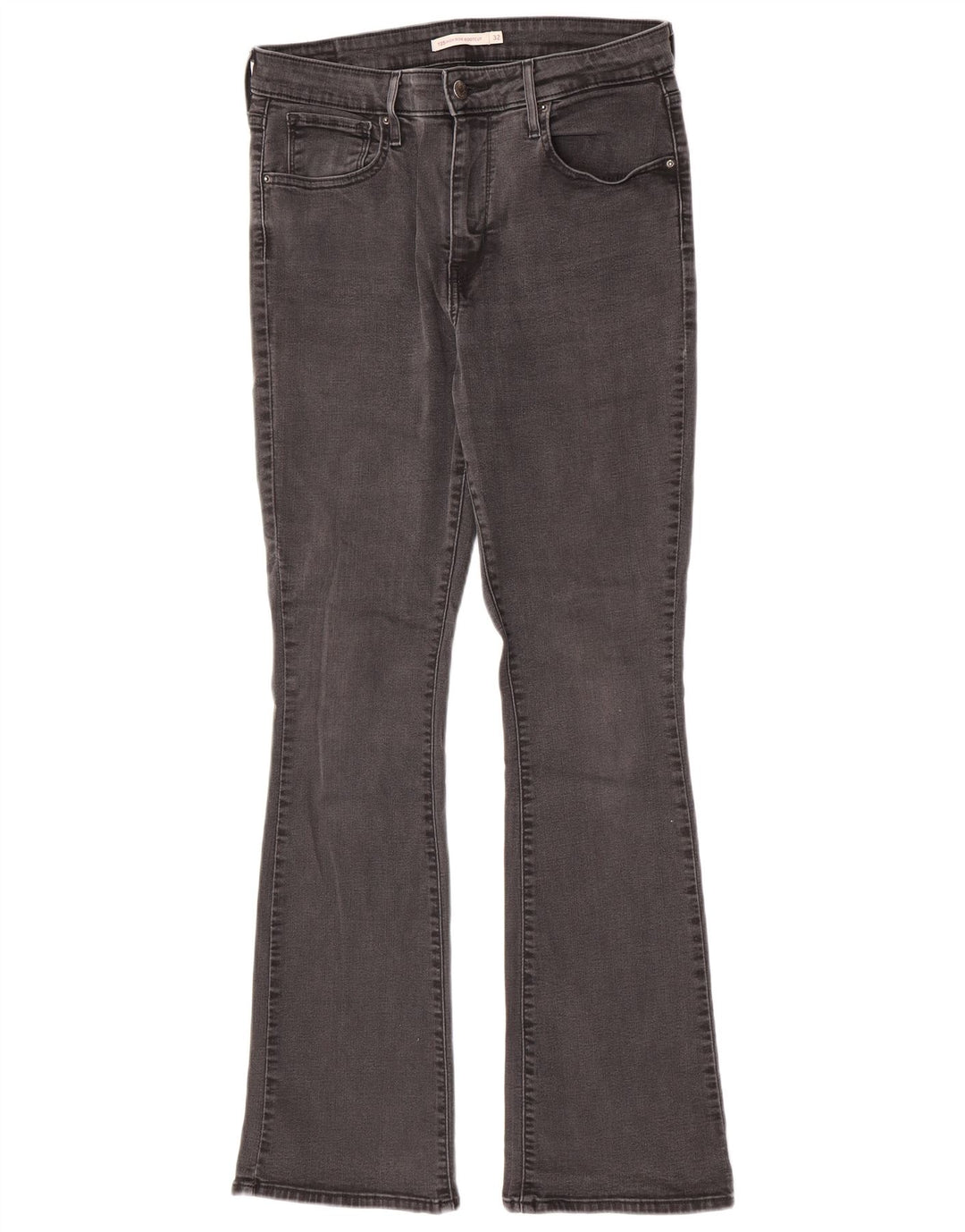 Levi's Damen 725 Bootcut-Jeans mit hohem Bund, W32 L32, graue Baumwolle