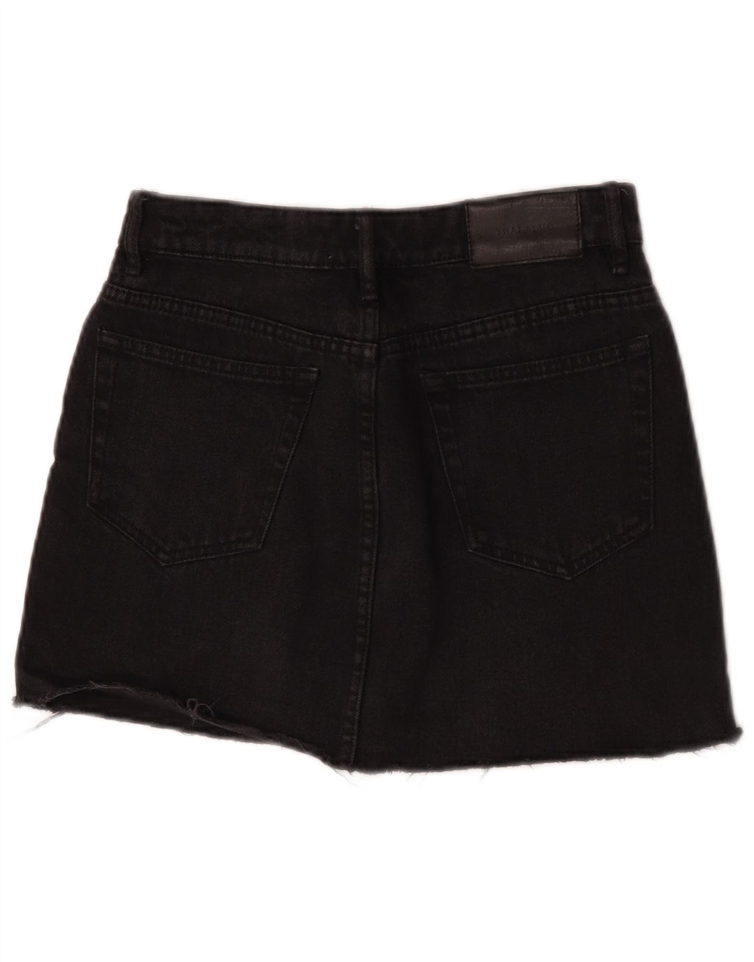 Trafaluc Damen Jeansrock Small W26 Schwarz
