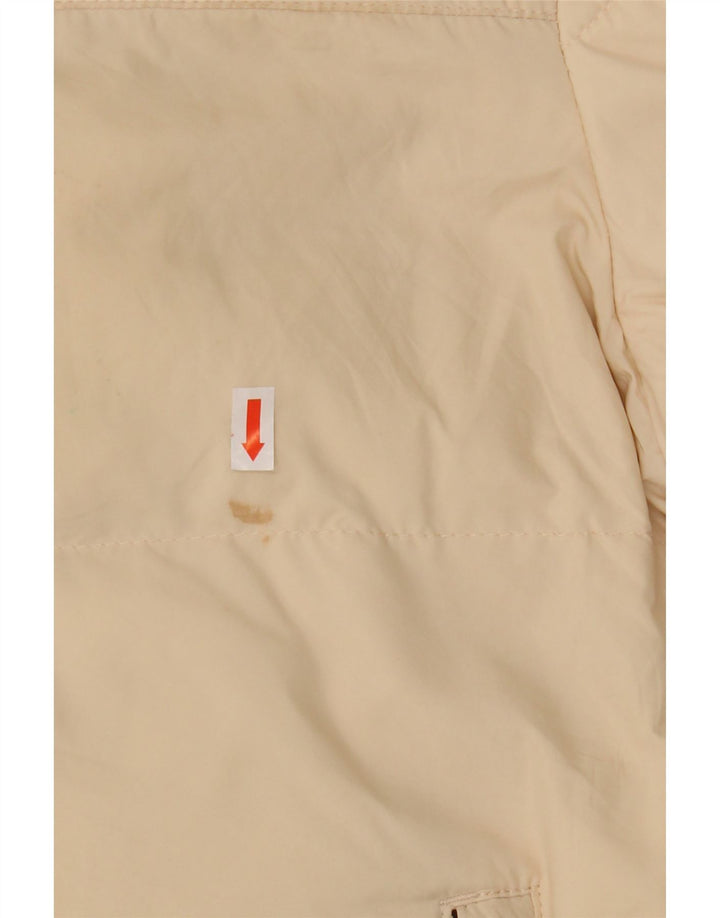 ZARA Herren Wattierte Jacke UK 36 Small Beige Nylon