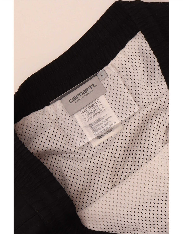 Carhartt Herren-Badeshorts, groß, aus schwarzem Polyester
