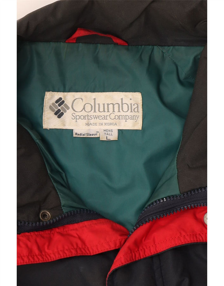 Columbia Herren-Skijacke, Größe 40, groß, Marineblau, Farbblock