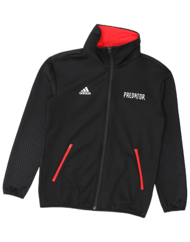 Adidas Jungen Predator Graphic Trainingsanzug Top Jacke 11-12 Jahre Schwarz
