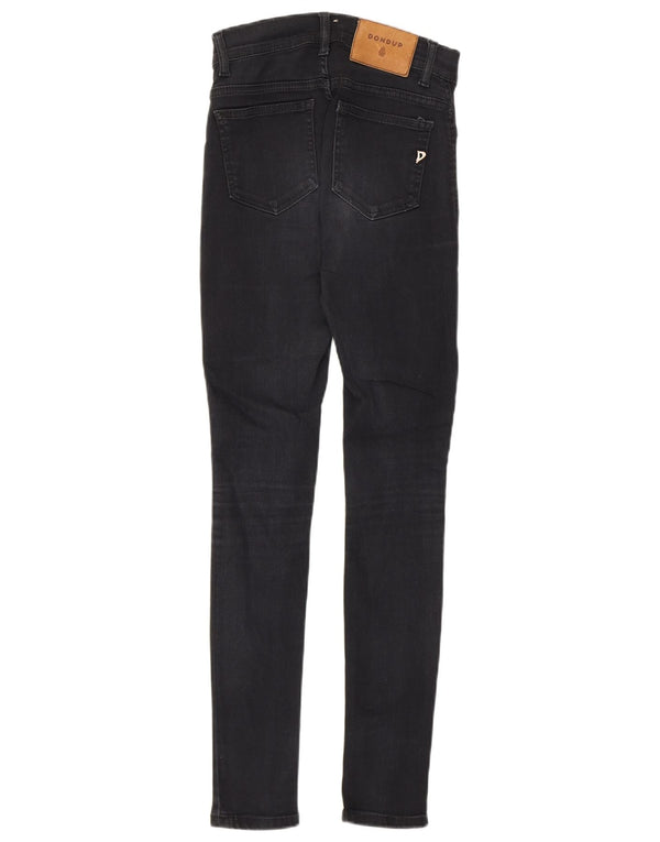 Dondup Damen Skinny Jeans W25 L27 Graue Baumwolle