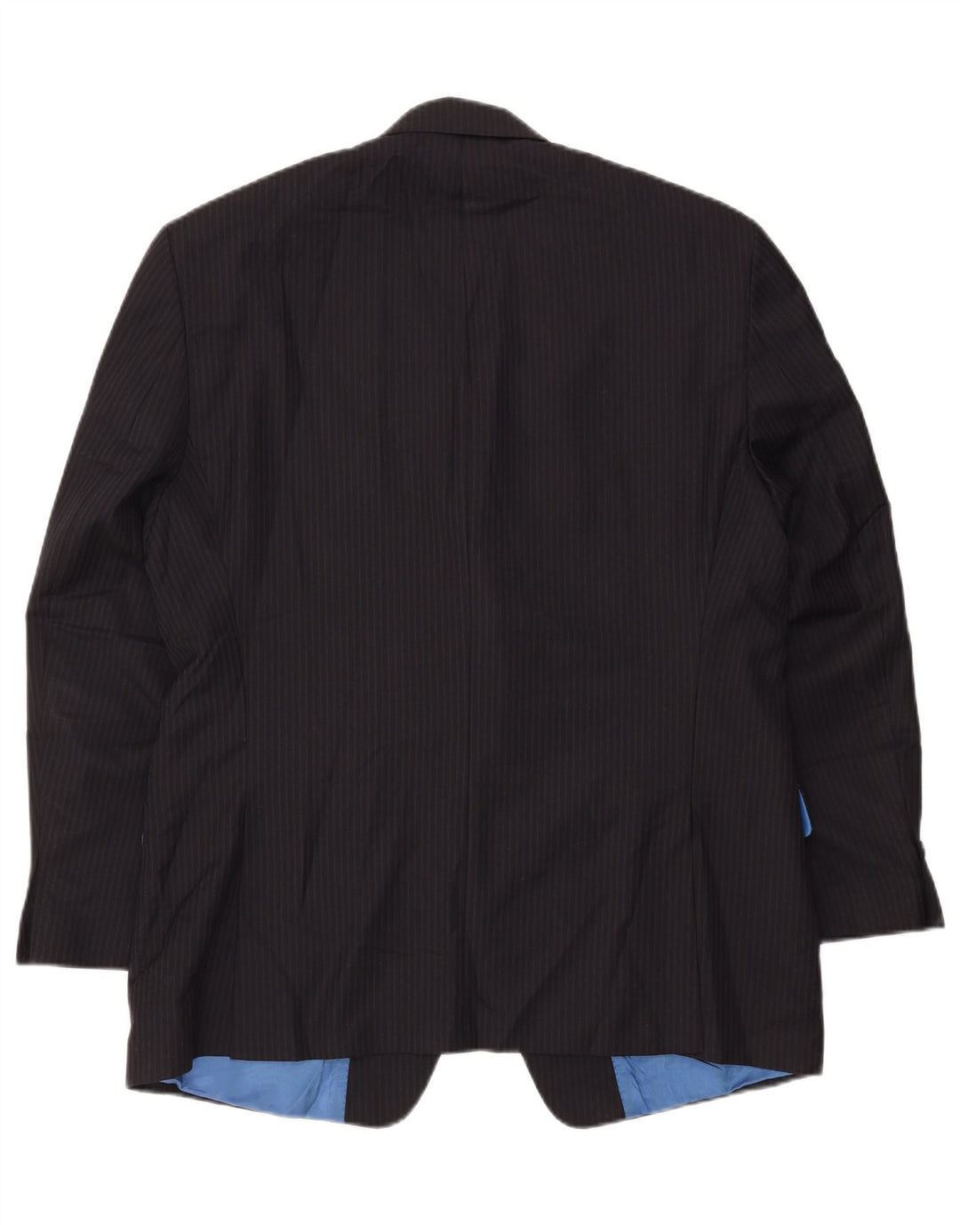 MICHAEL KORS Mens 3 Button Blazer Jacket UK 44 2XL Black Pinstripe Vintage Michael Kors and Second-Hand Michael Kors from Messina Hembry 